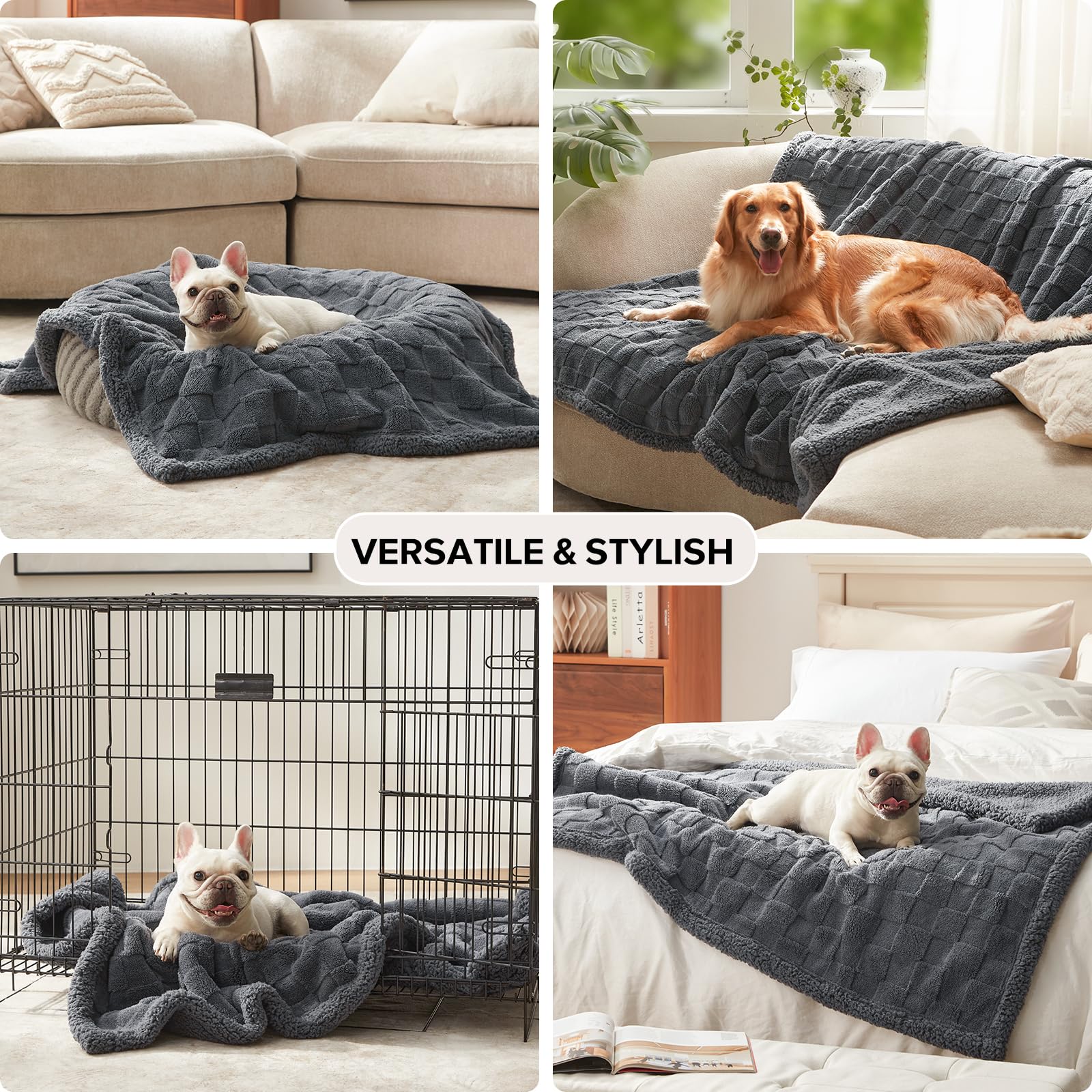 Idéale pour les chiens de grande taille GASUR et les voyages.