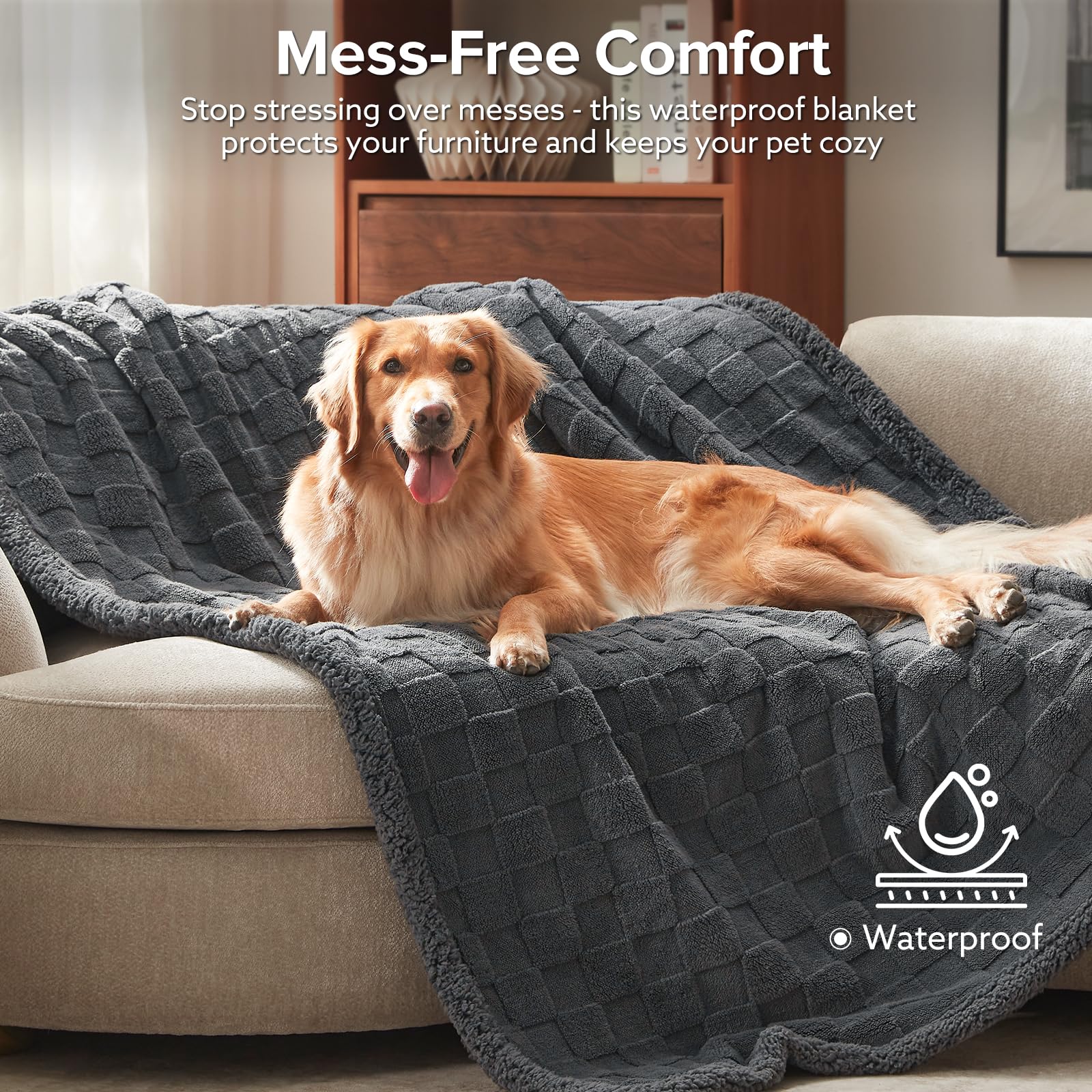 Couverture GASUR imperméable pour lit, garde le couchage propre et sec.