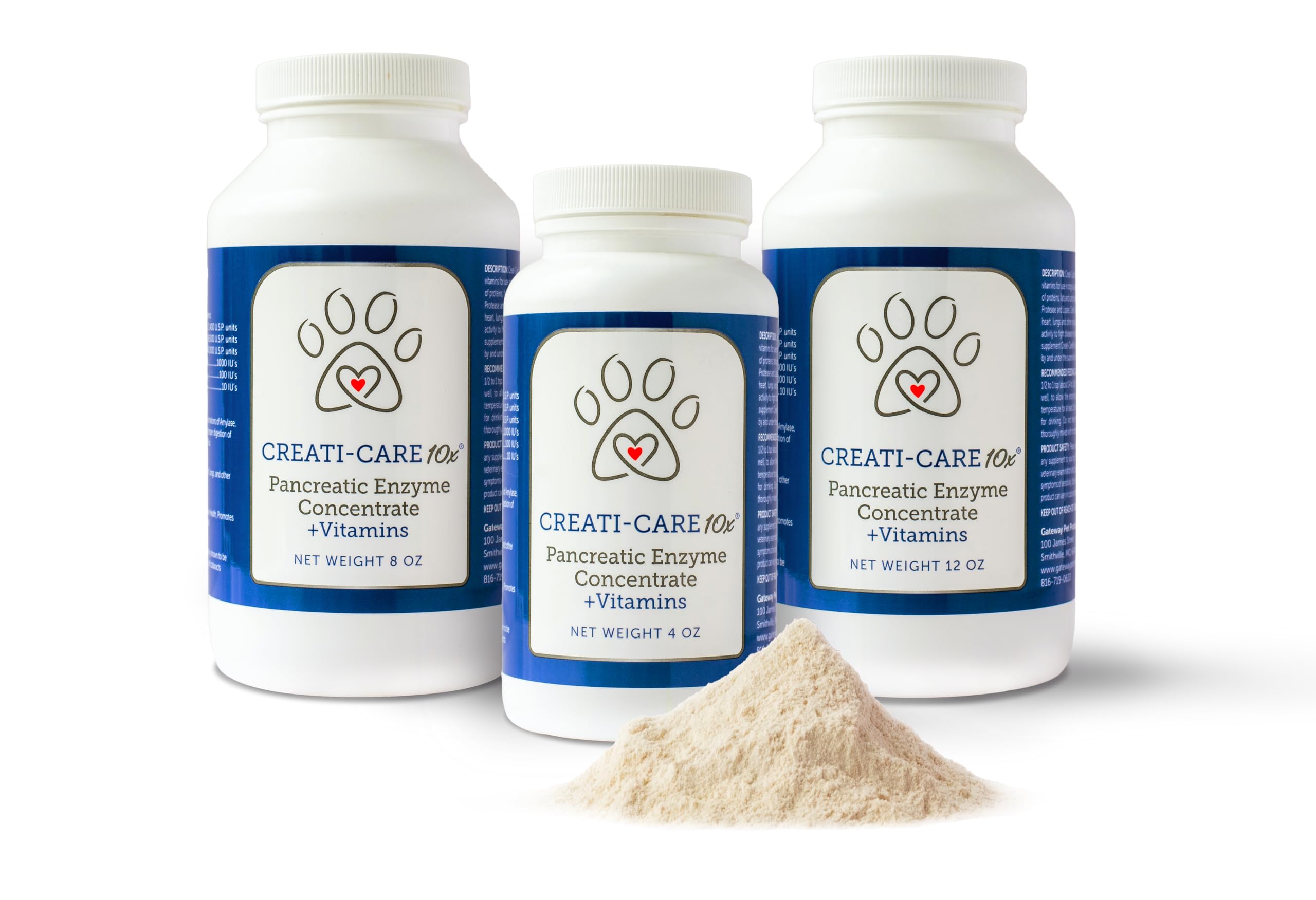 Creati-Care: poudre à ajouter à l’alimentation pour chien.