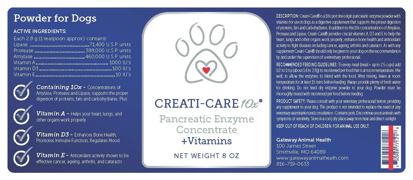 Creati-Care: doseur et cuillère, dosage facilité lors des repas.