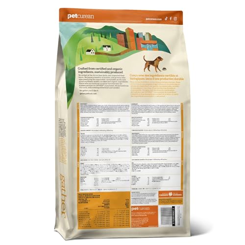 Protéine unique: poulet biologique Gather Free Acres en image.