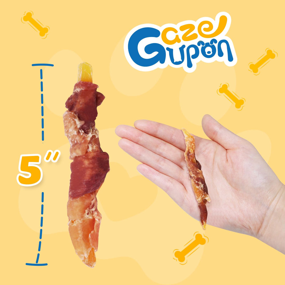 Équilibre nutritionnel gazeupon friandises poulet-canard patate-douce pour chiens.