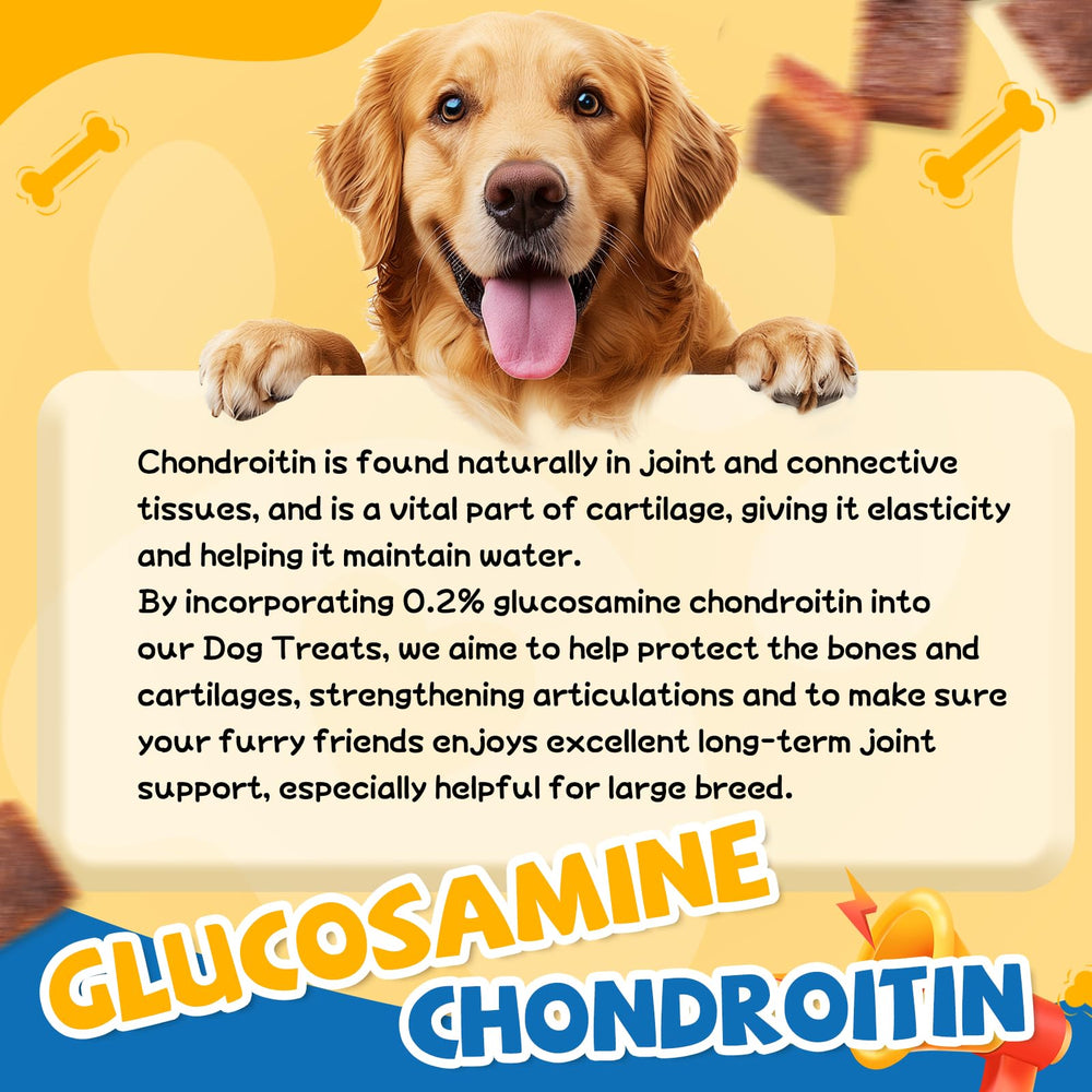 gazeupon snack polyvalent, facile a partager en portions pour grands chiens.