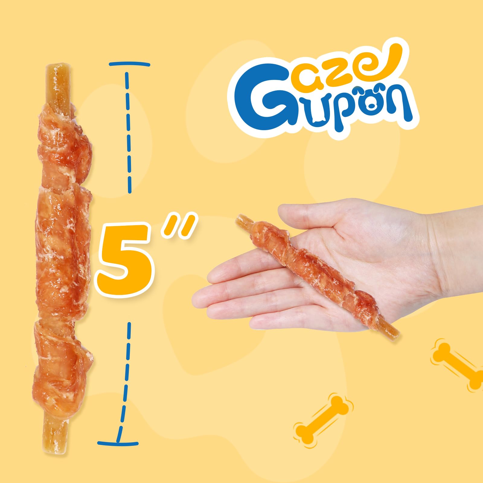 Gazeupon usage quotidien chien snack: parfait pour entraînement et jeux réguliers.