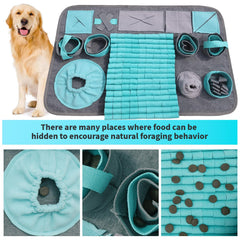 GDDGXXF Snuffle Mat jouet d’entraînement, cache des friandises pour stimulation mentale.