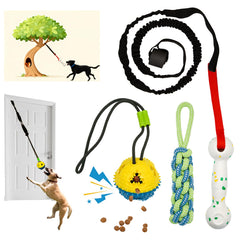 GDuolaPaws corde bungee pour chien prête à l’usage intérieur.