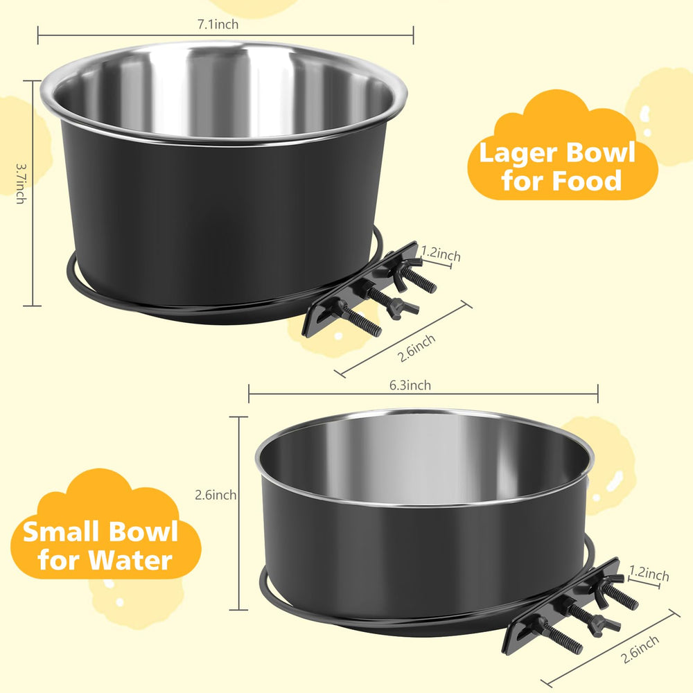 Bol GearRoot nourriture cage chien hauteur ajustable pour repas confortable.