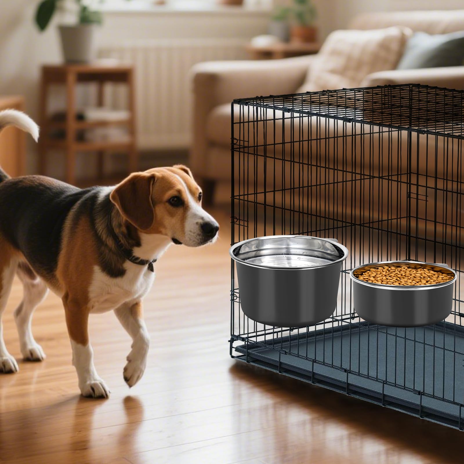 Utilisation GearRoot dans une cage, parfait pour chiens et chats.