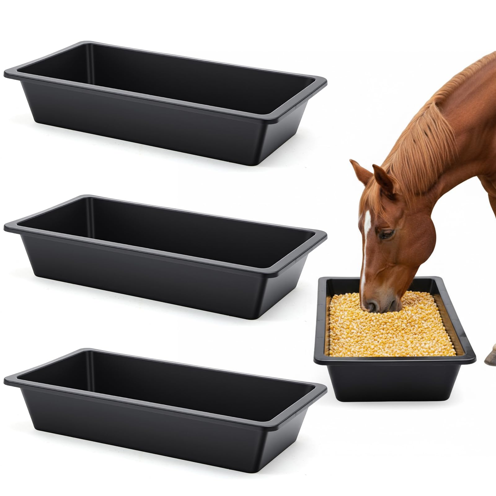 Geelin abreuvoir élévage 58x30 cm, pratique et robuste pour plusieurs animaux.
