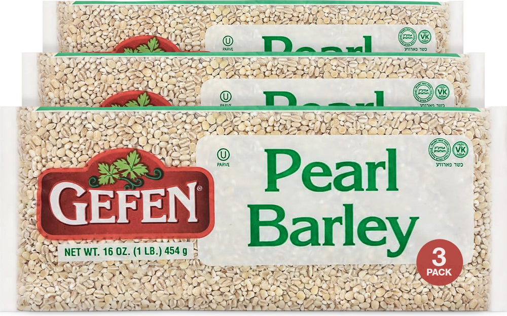 Gefen Orge perlée en sachet, texture riche pour les soupes.
