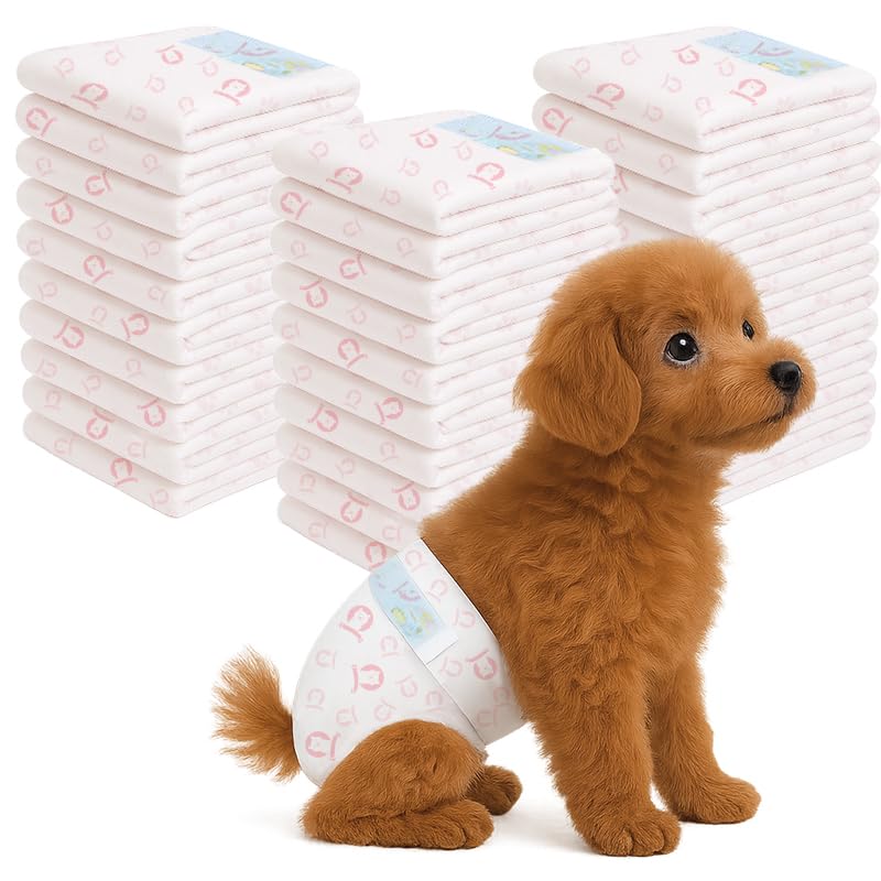 GEHUIZER couches pour chien rose — boîte pratique prête à l'emploi.