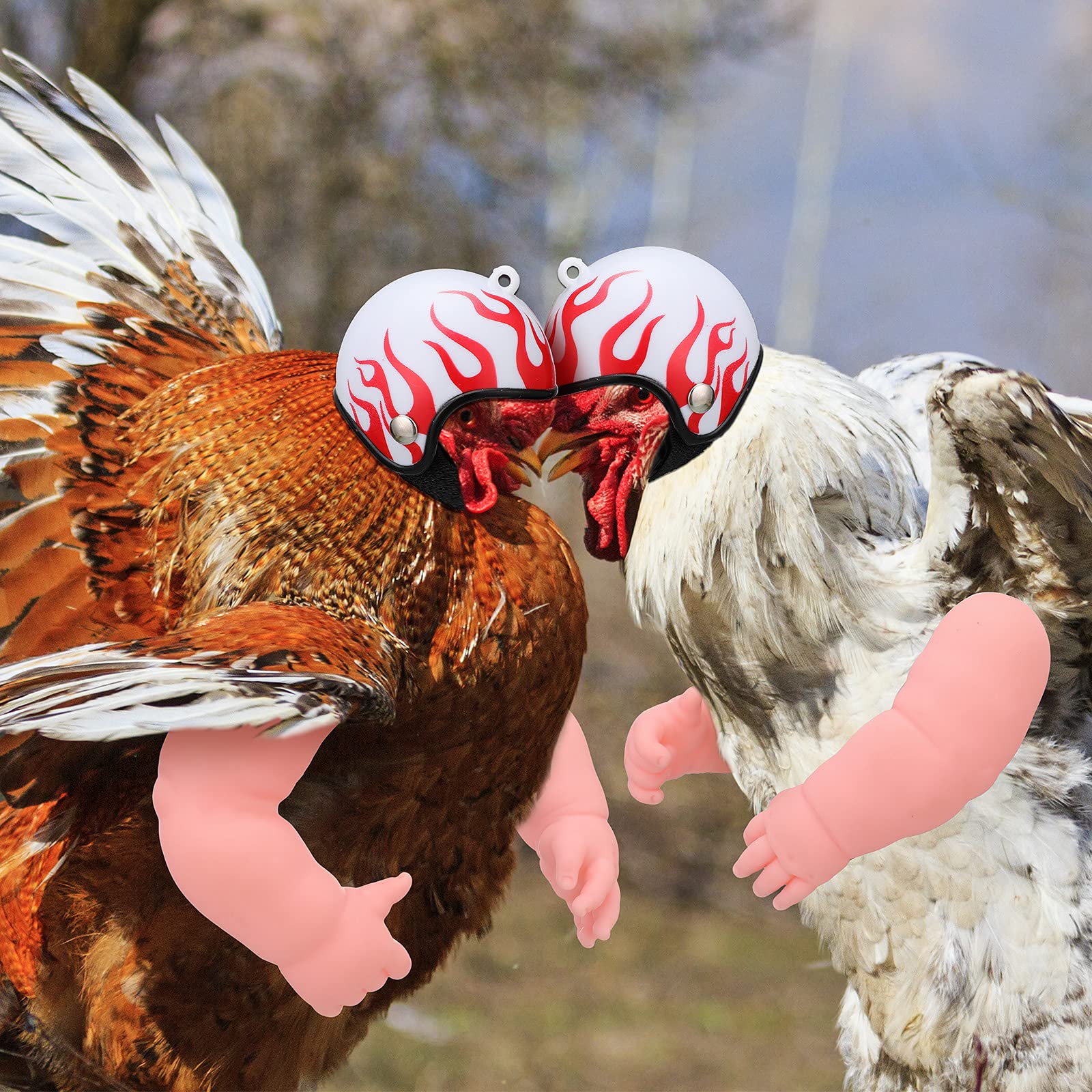 Deguisement poulet Gejoy, pour photos amusantes et petites farces.
