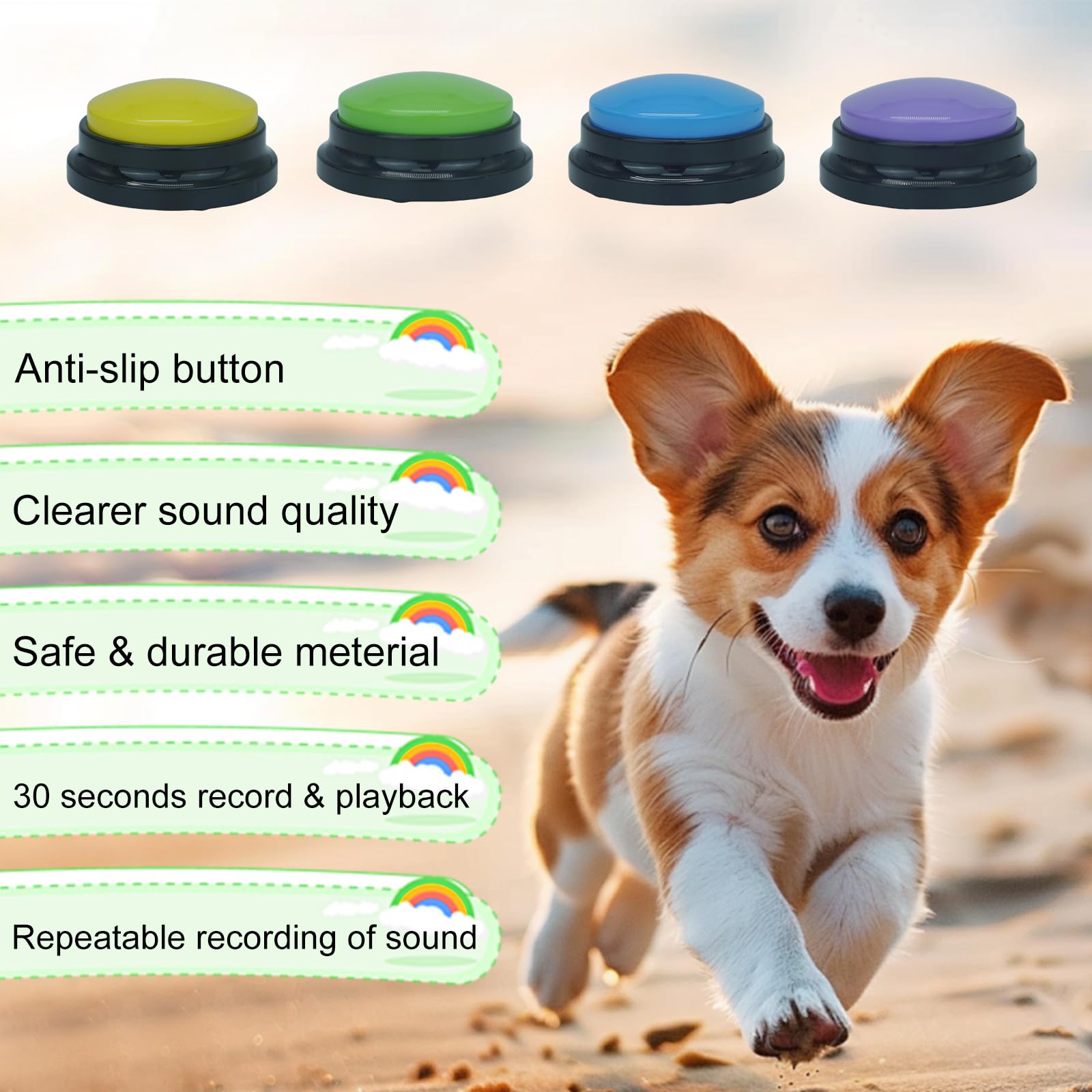 Gelabur boutons-usage-classe: outil interactif stimulant l'engagement des élèves.