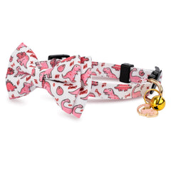 Nœud papillon détachable Gelwoo sur collier coton, touche élégante et ajustable.