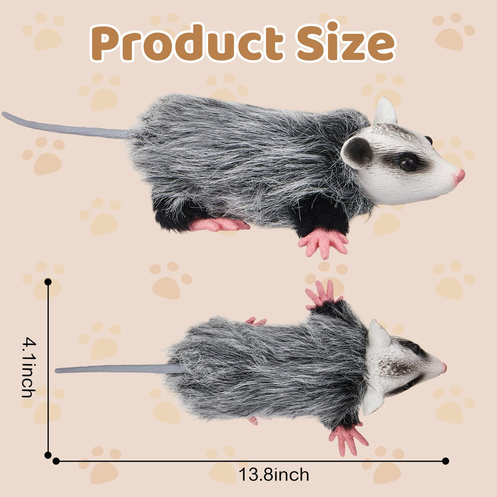 Peluche opossum Gemscream, toucher doux et textures variées pour mâchouiller