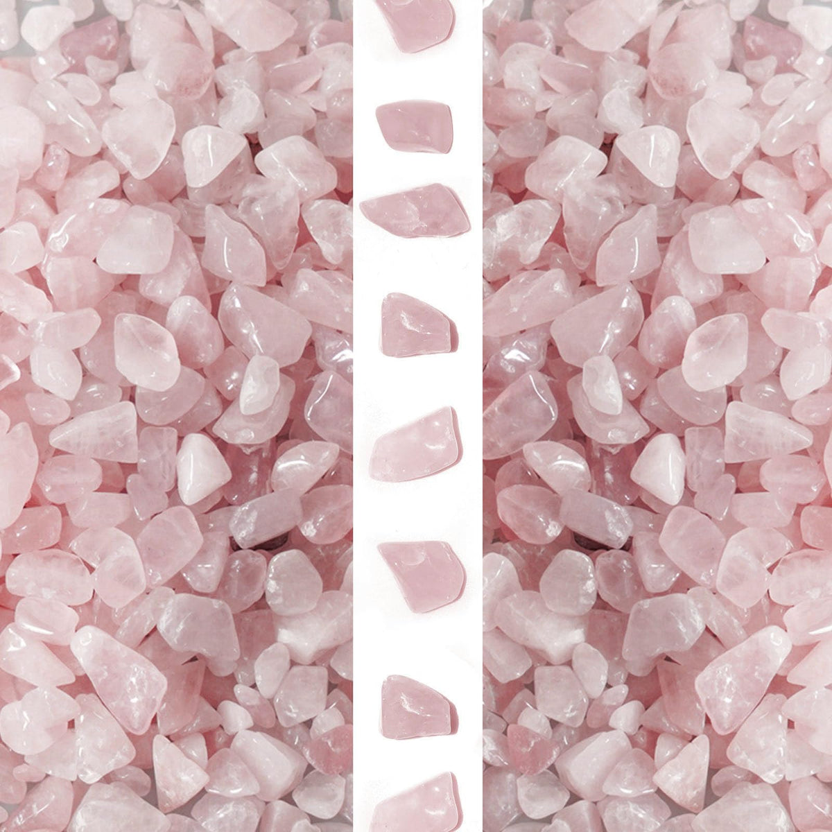 Gemshan éclats quartz rose 7-9 mm, idéal pour décor aquatique et plantes.