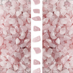 Gemshan éclats quartz rose 7-9 mm, idéal pour décor aquatique et plantes.