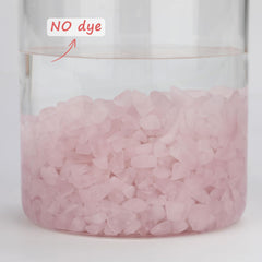 Gemshan éclats quartz rose 7-9 mm, idéal pour vases décoratifs et terrariums.