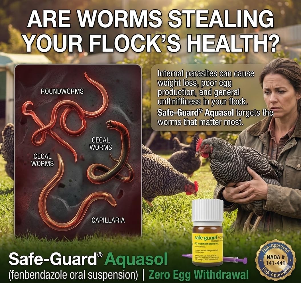 Aquasol Vermifuge : facile a integrer dans l'alimentation en eau du matin