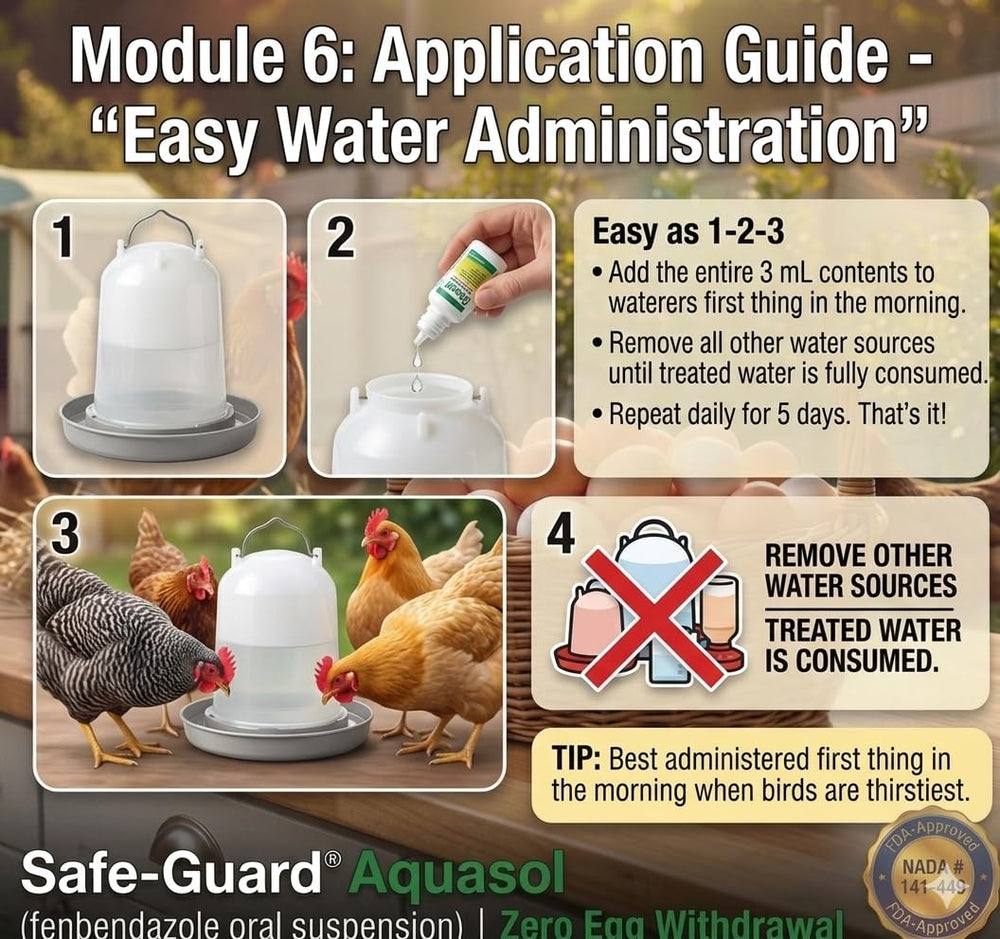 Aquasol Vermifuge suspension stable : absence de bouchons dans les conduites