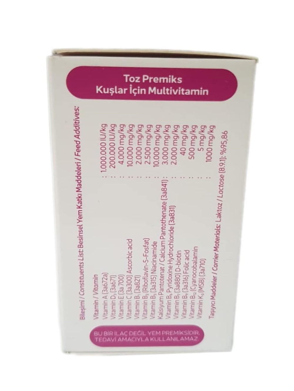Generic Avi VIT multivitamine dosage cuillère pour administrer l'eau facilement