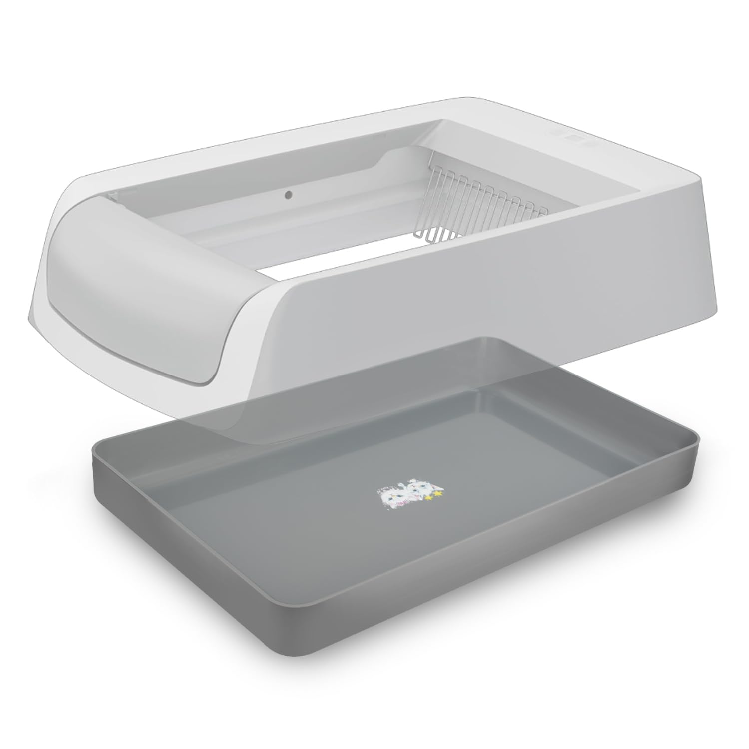 Generic bac-litiere chat plat compatible Petsafe: s adapte au système Scoop-Free sans modification.