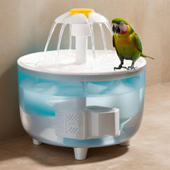 Generic grand bain d'oiseau avec pompe — eau fraîche en continu.
