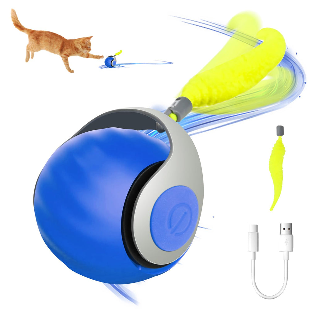 Generic balle-jouet interactif pour chat, stimulation active et amusement prolongé.
