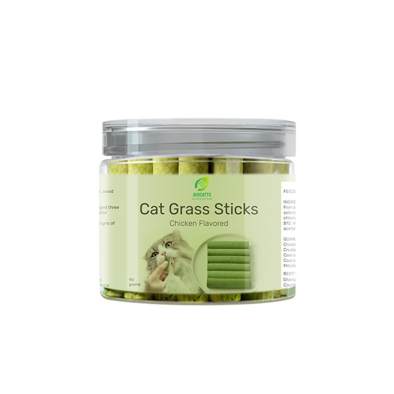 Generic bâtonnets dentaires chat ingrédients de haute qualité comme poulet et herbe à chat.
