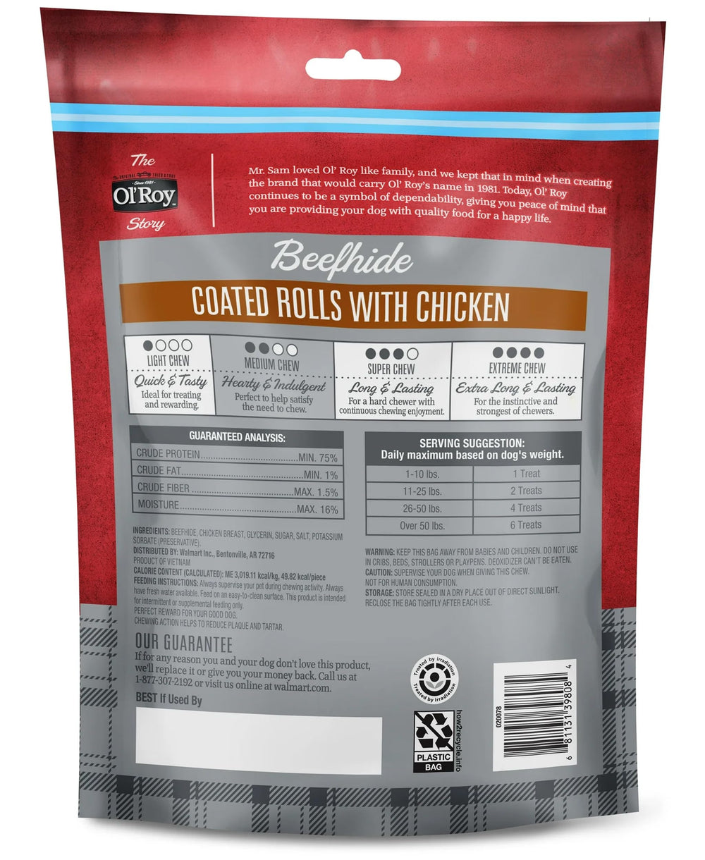 Rouleaux bœuf-poulet Generic apport en protéines et saveur naturelle