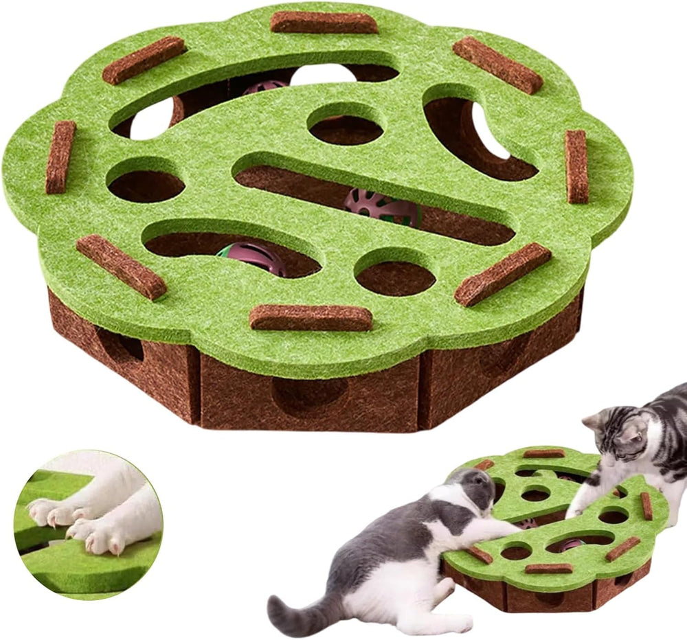 Generic Boîte énigme griffes-chat — stimule l'activité et entretient les griffes pendant le jeu.