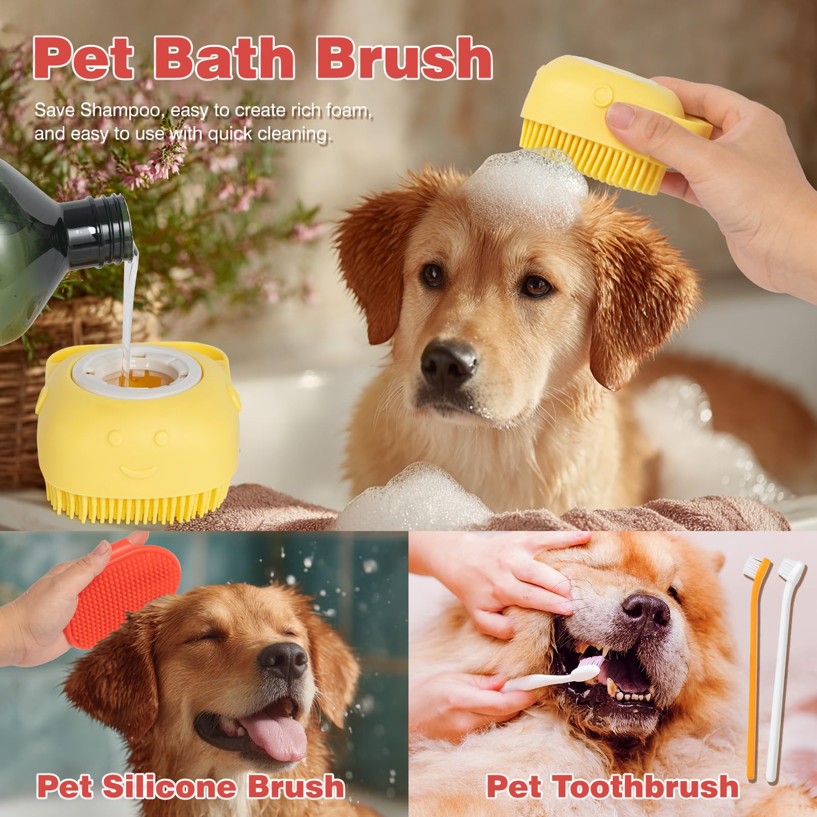 Brosse toilettage Generic démêlage et massage efficaces.
