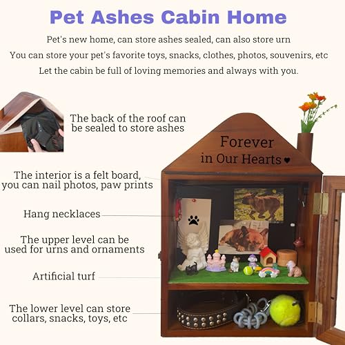 Generic cabane animale cache-dos-toit, compartiment secret pour les cendres.