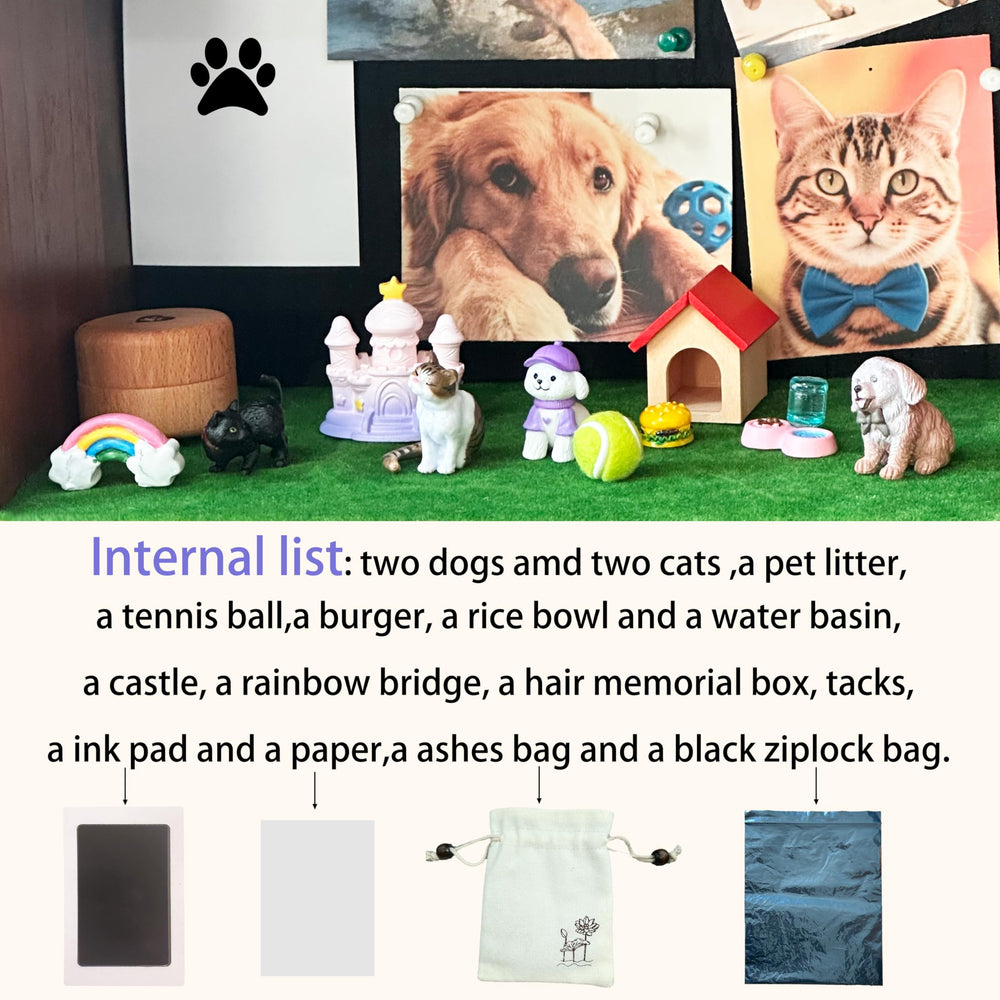 Generic cabane animale tableau feutre arrière, personnalisation facile avec photos et empreintes.