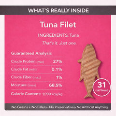 Generic Cat Filet Thon — sachet 1oz ouvert révèle l’arôme puissant.