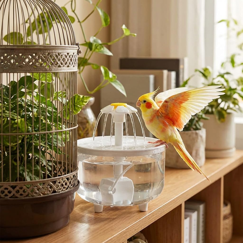 Generic distributeur eau auto oiseaux — solution pratique pour animaux.