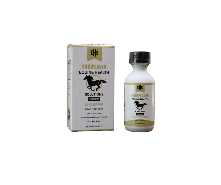 ÉquiFlavin Multidoses, bouteille 60 ml, soutien mobilité équine sans THC.