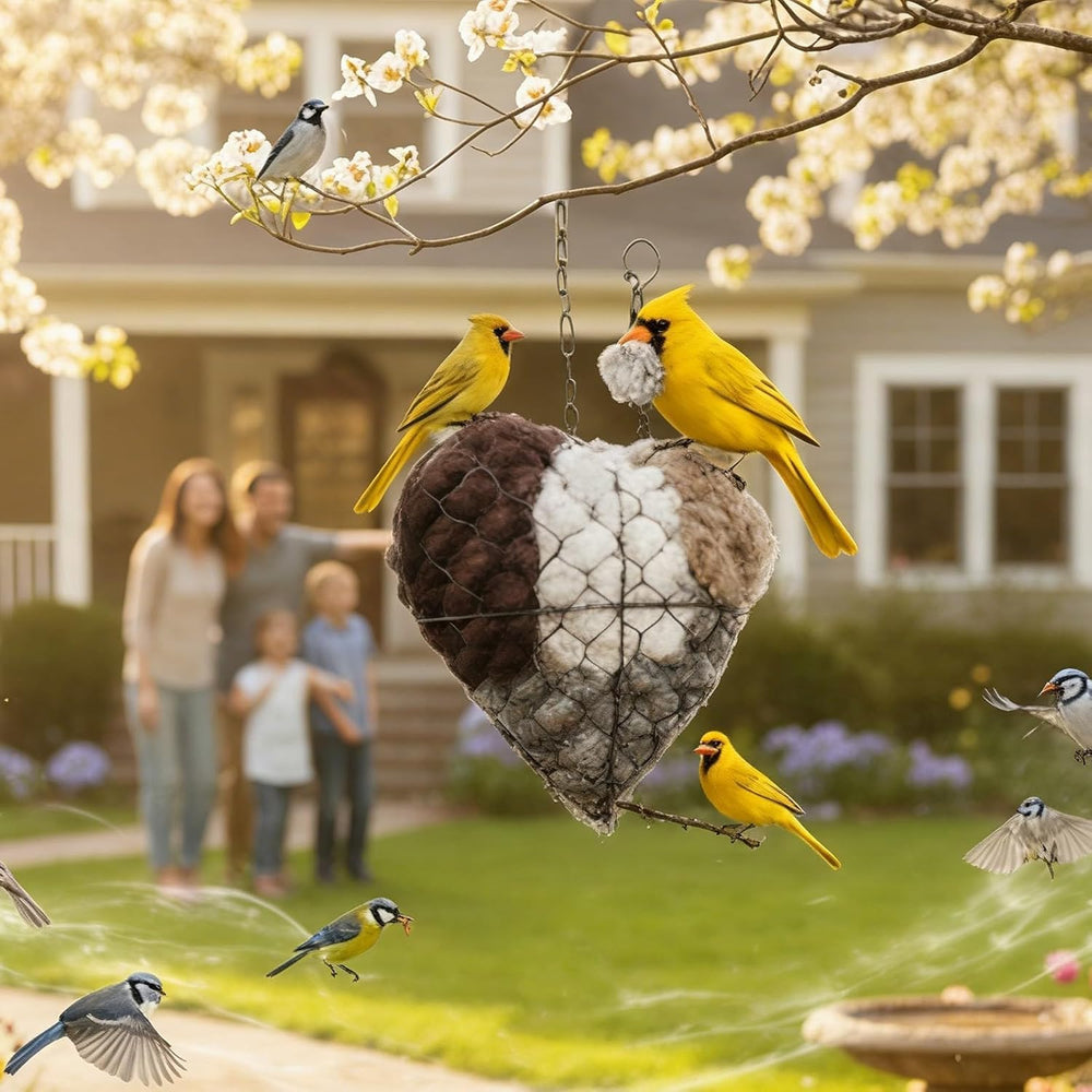 Generic Espace-Habitat Oiseaux Alpaga : abri décoratif et durable pour votre jardin.