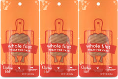 Generic Filet de poulet pour chat, poche 1oz, récompense pratique et savoureuse.