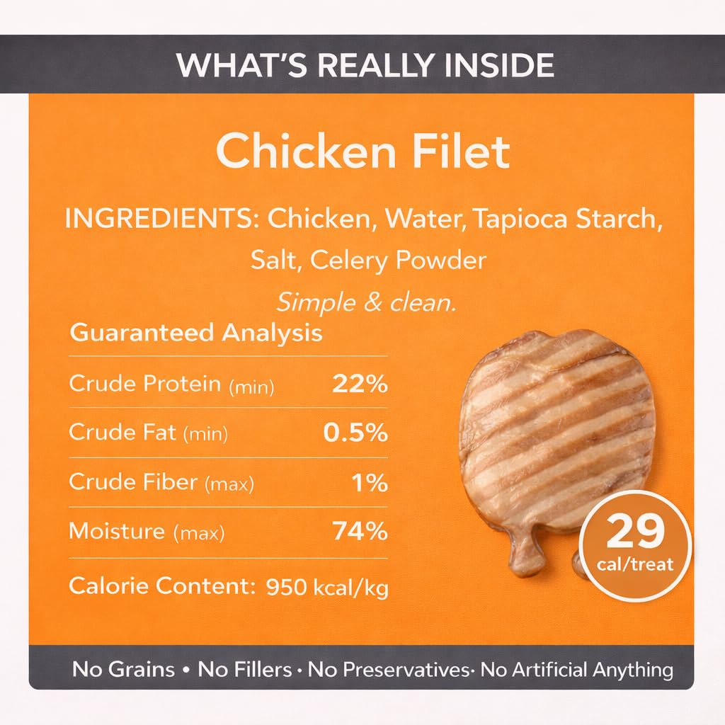 Filet de poulet Generic pour chat, texture tendre, parfait pour récompense quotidienne.