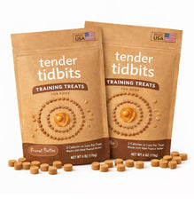 Friandises Generic au beurre de cacahuète, texture douce pour l'apprentissage des chiots.