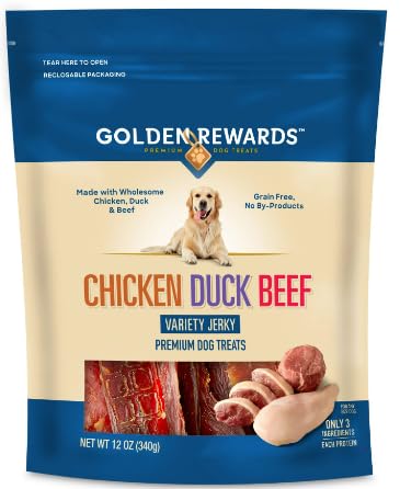 Generic Golden Rewards friandises poulet-canard-boeuf en sachet 340 g pour chien.