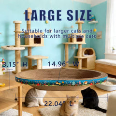Generic grattoir chat carton design bol – offre un espace repos confortable
