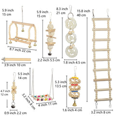 Generic kit-accessoires-cage-perruche Jouet mordillant liane étoile pour stimulation.
