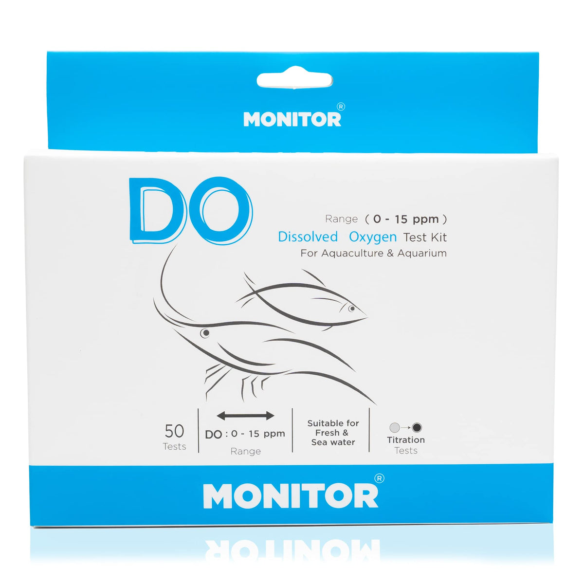 Kit Generic oxygène dissous avec boîte et indication 60 tests pour aquarium
