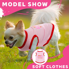 Haut sans manches Generic pour chihuahua, couleur rose, facile à enfiler.