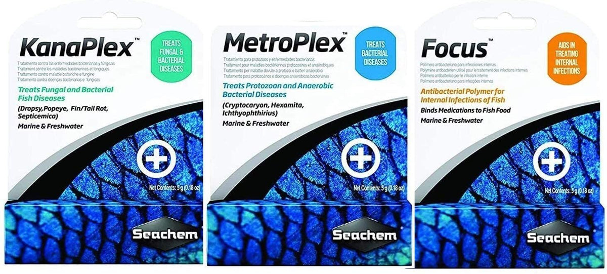 Generic Metroplex Kanaplex Focus - bouteille prête à l'emploi pour infections d'aquarium