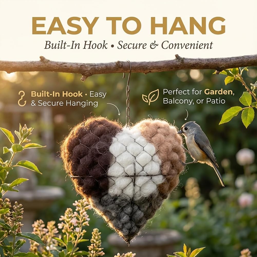 Generic Coeur Nid décor jardin charmant et utile