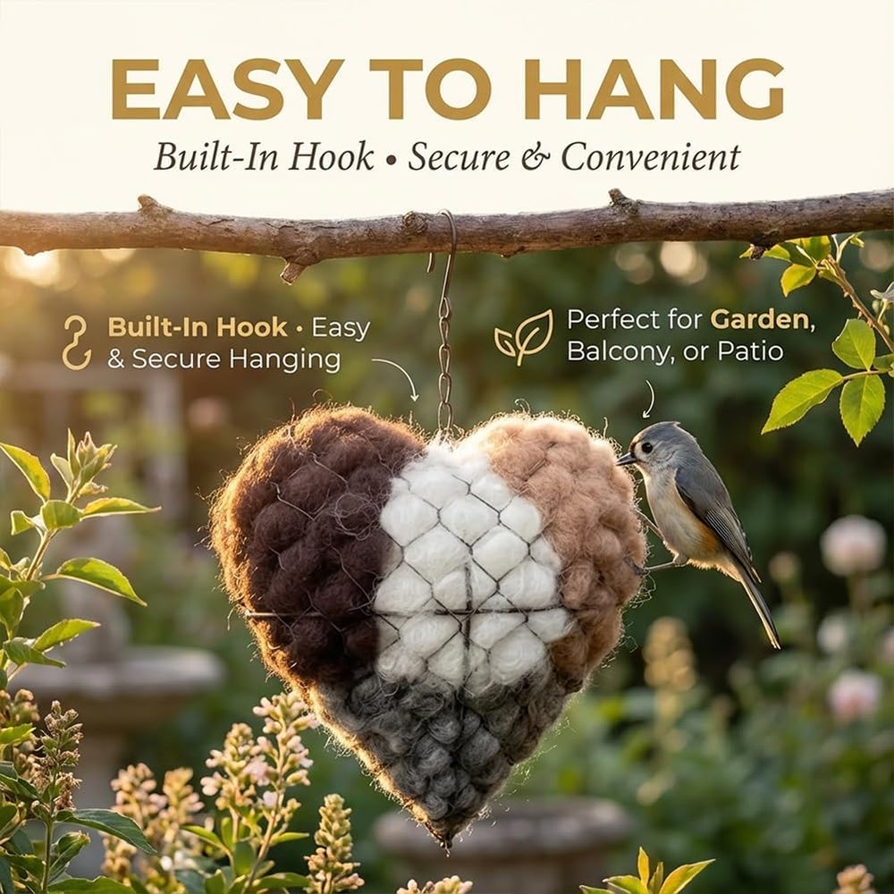 Generic Coeur Nid décor jardin charmant et utile
