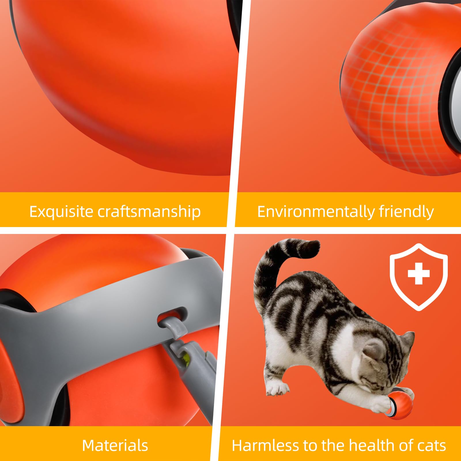 Generic pack jouet chat interactif, tout ce qu’il faut dans l’emballage.